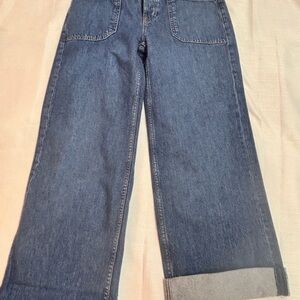 We The Free Blue Flare & Wide Leg Jeans